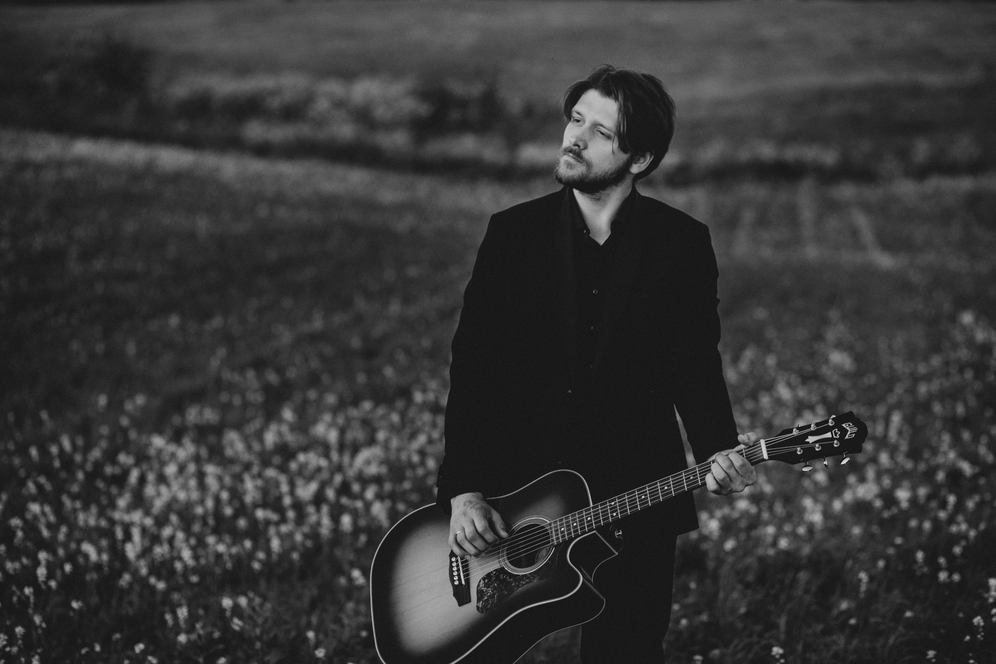 Black and white press photo of Justinas Stanislovaitis